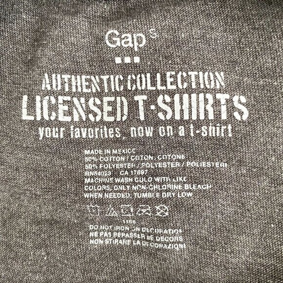 🍁 3/$25 🍁 Gap | Star Wars Authentic Collection T- Shirt | Gray | Small - Picture 2 of 7